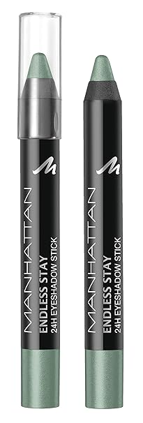 Manhattan Endless Stay 24h Eyeshadow Stick, 040, Romantic Khaki, 3er Pack(3 x 3.25 ml)