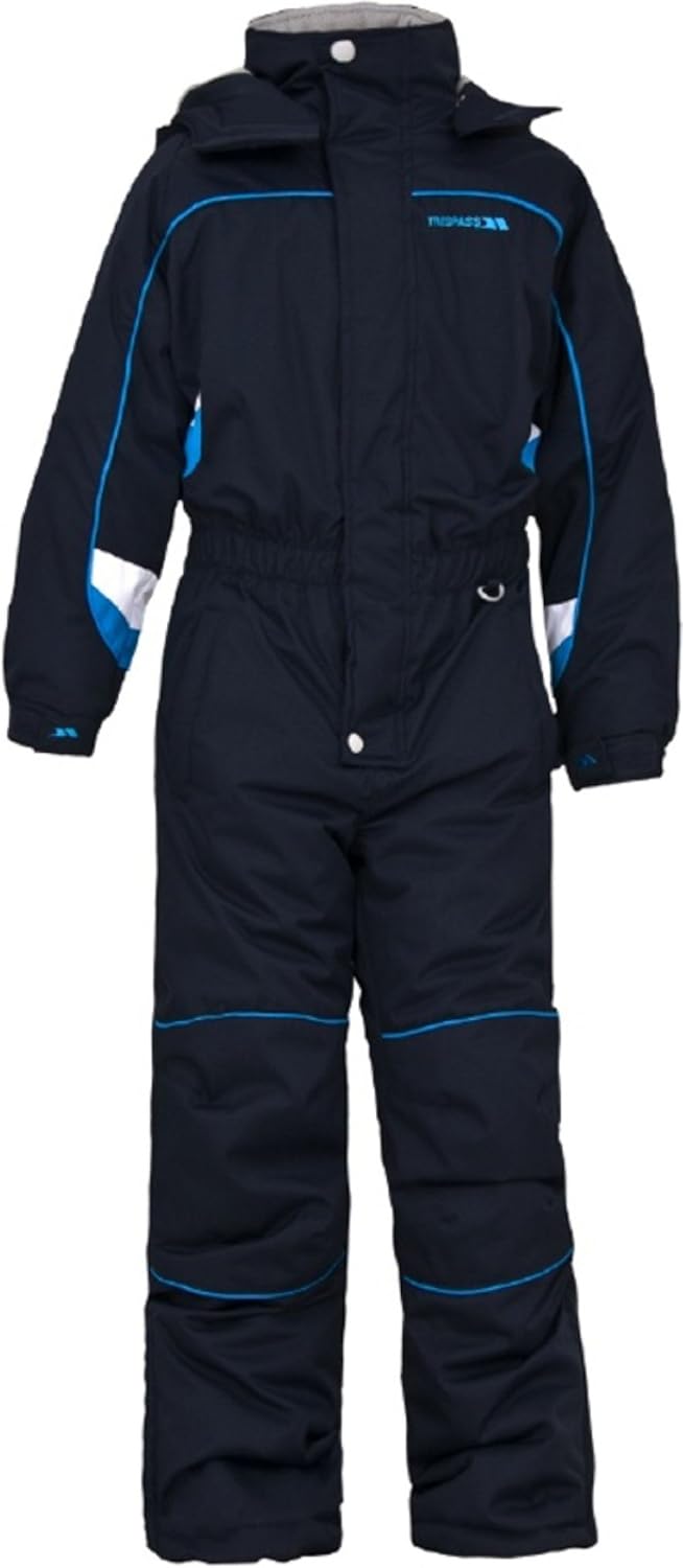 Trespass Laguna 1 Piece Kids All in ONE SKI Suit Snow Childs Boys Girls