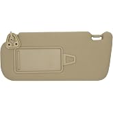 Left Driver Side Sun Visor Fit for Hyundai Elantra 2007-2010 W/O Light | Beige,85201-2H110-4W