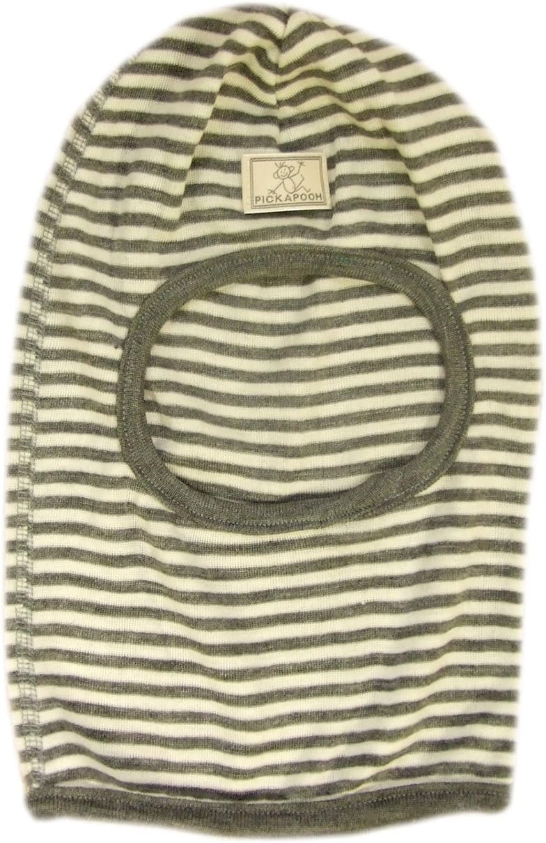 Pickapooh Hat Merino Wool Silk Balaclava Baby Boy Girl Children Winter Organic Bosse
