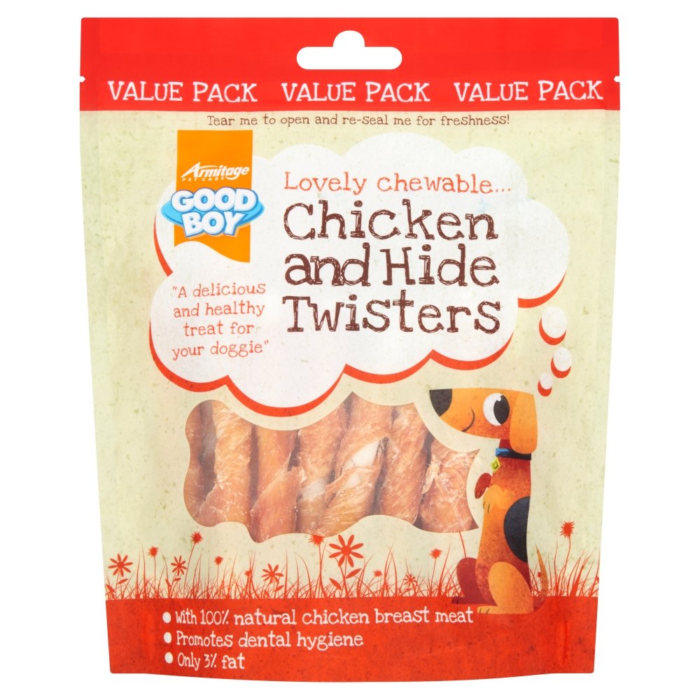 Good Boy Chicken & Hide Twisters Dog Treats 220g — image 1