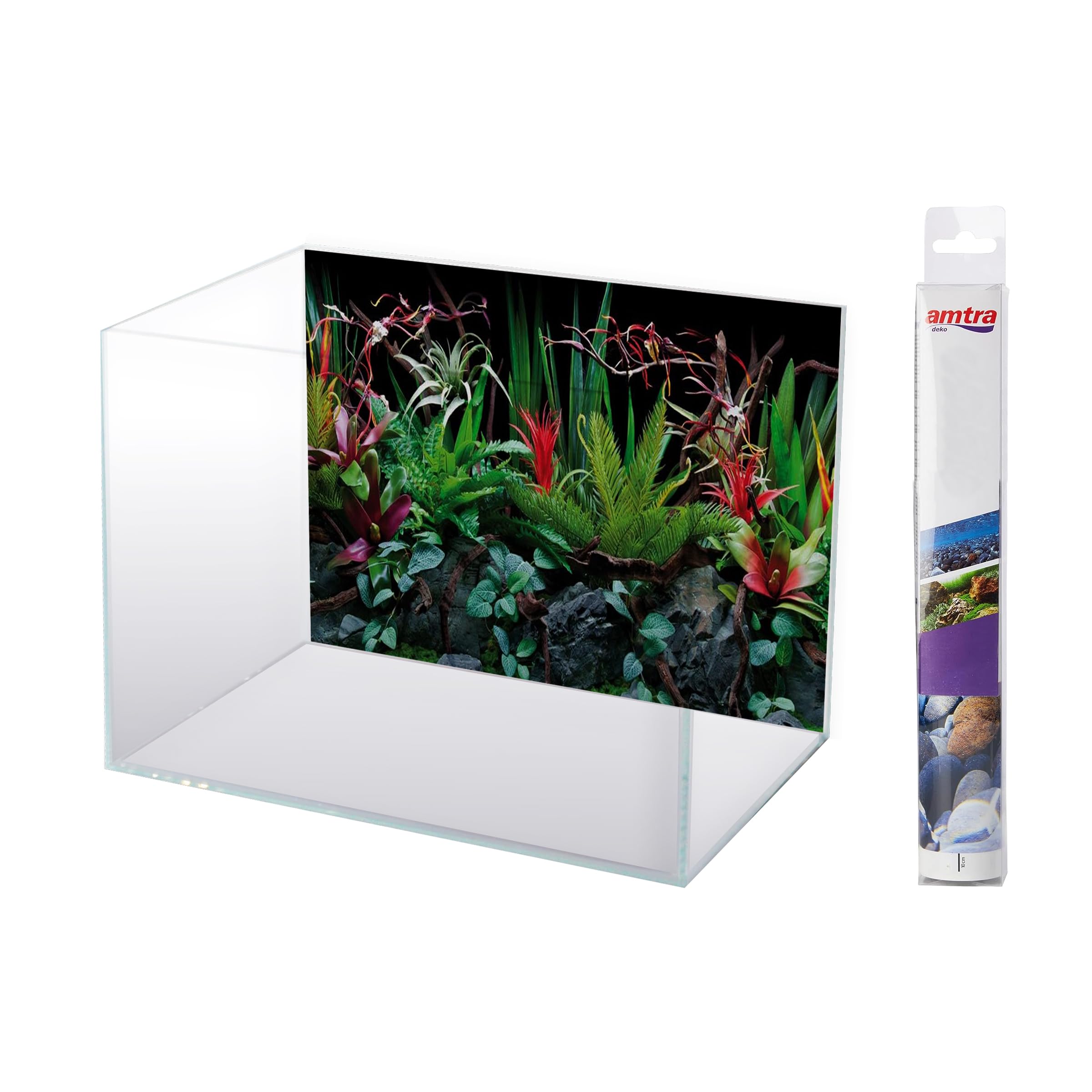 wave Double Background Flora Blister, 30 X 60 cm