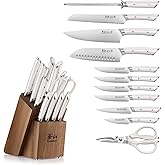 Cangshan HELENA Series German Steel Forged Knife Block Set (12-Piece, White), Oprah's Favorite Things 2023