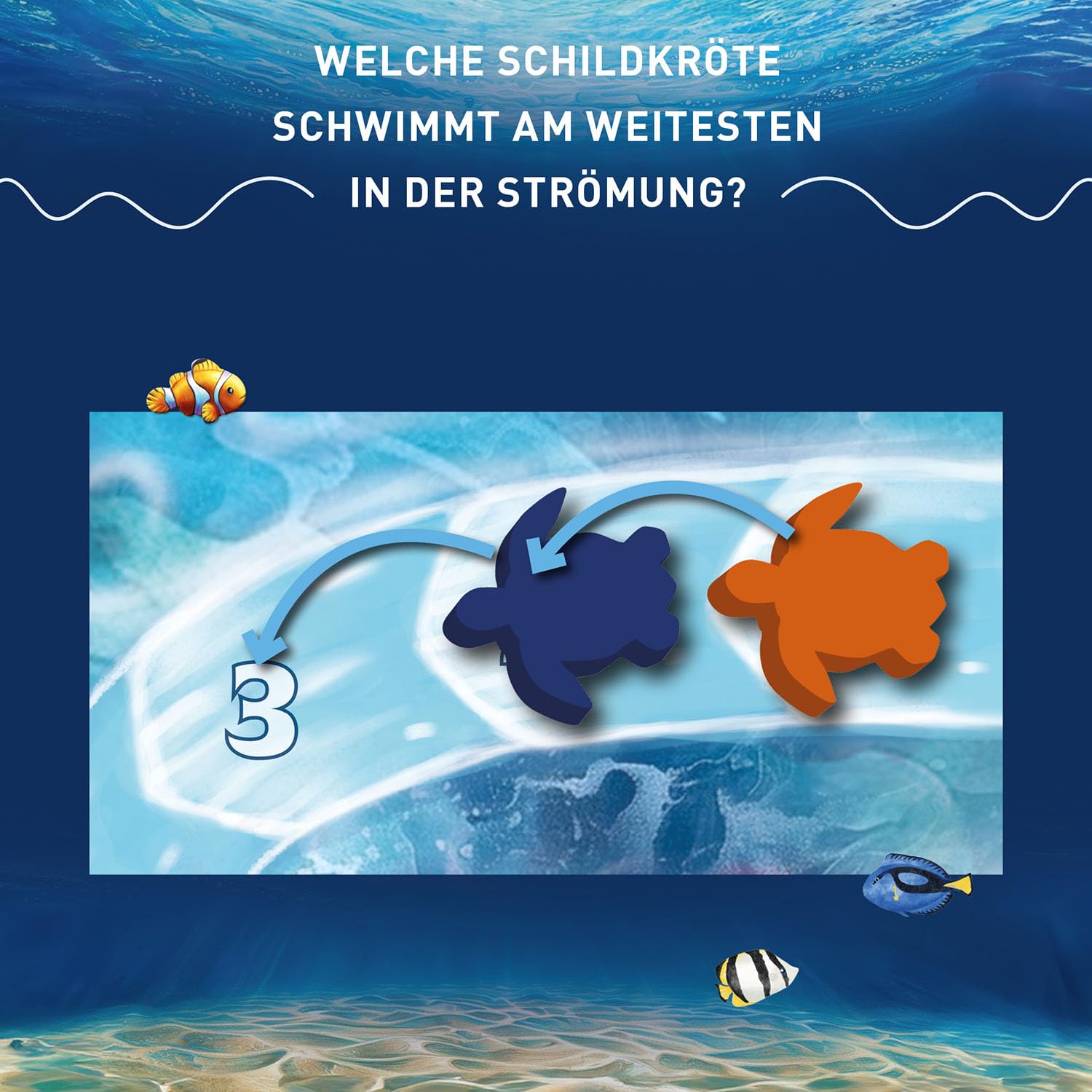 KOSMOS 683467 Australis - Im SOG der Strömung, Brettspiel für die Familie, für 2-4 Spielerinnen und Spieler ab 10 Jahre, Gewinnt de Würfelwettstreit und Plant strategisch 5