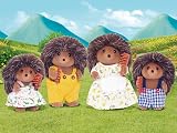 Sylvanian Families Hedgehog Family 4 Piece Dollhouse Playset Figures 4018 view 4