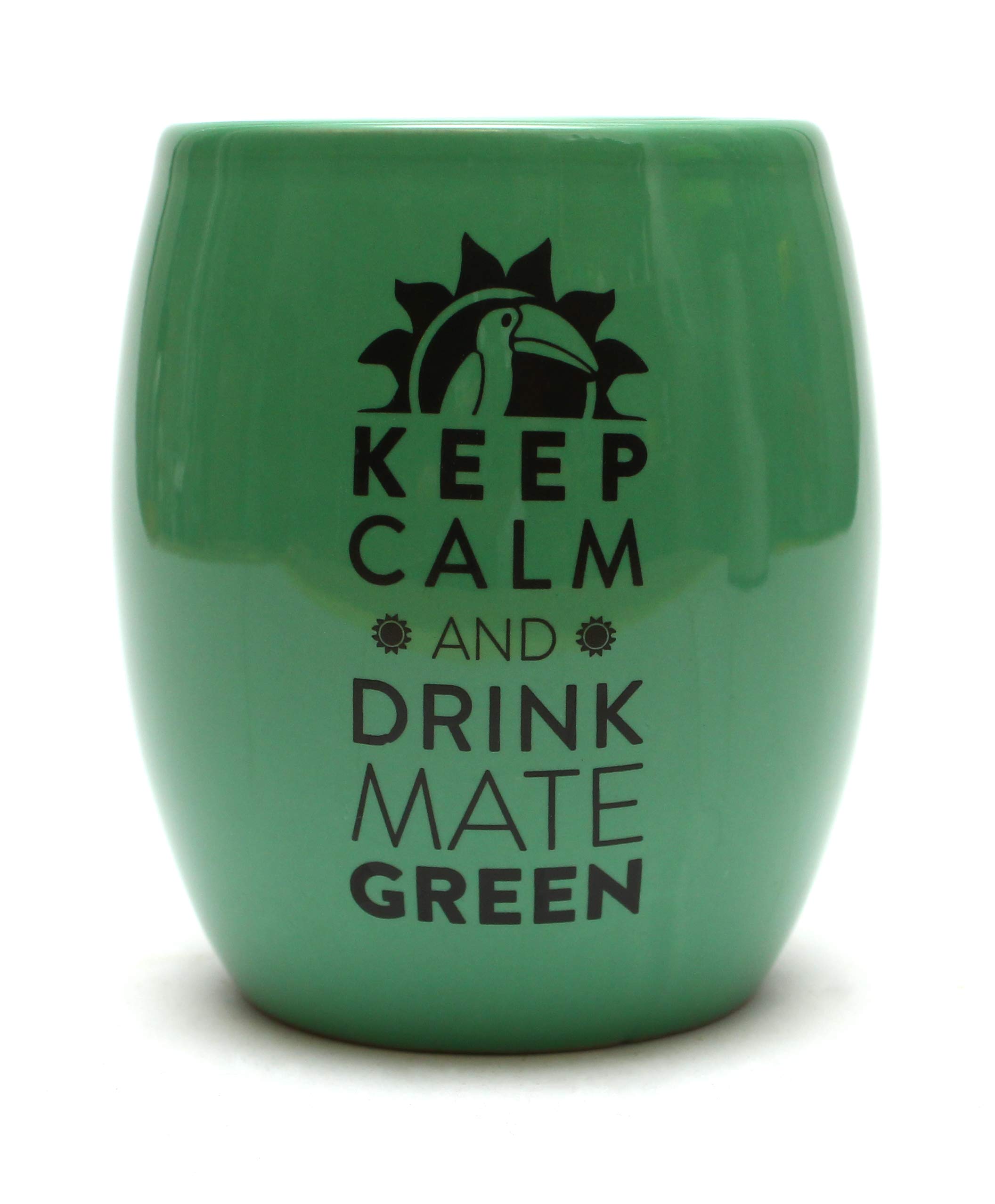 Mate Green Ceramico jar, 10x10x10