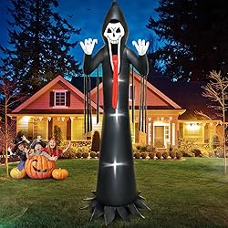 10 FT Halloween Inflatable Grim Reaper Decoration