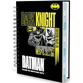 Batman Academic Planner 2026-2027, Undated Daily, Weekly, Monthly Planner | Comic Style Hardcover Spiral Notebook with Calendar, Holiday Tracker, Monthly Tabs and Habit Tracker for Office Gift Supplies