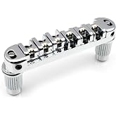 Locking Roller Bridge for Epiphone Les Paul Guitar, Chrome