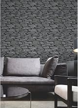 Fine Decor Brewster FD31291 Slate Wallpaper Silver 53cm Pattern Repeat Washable view 2