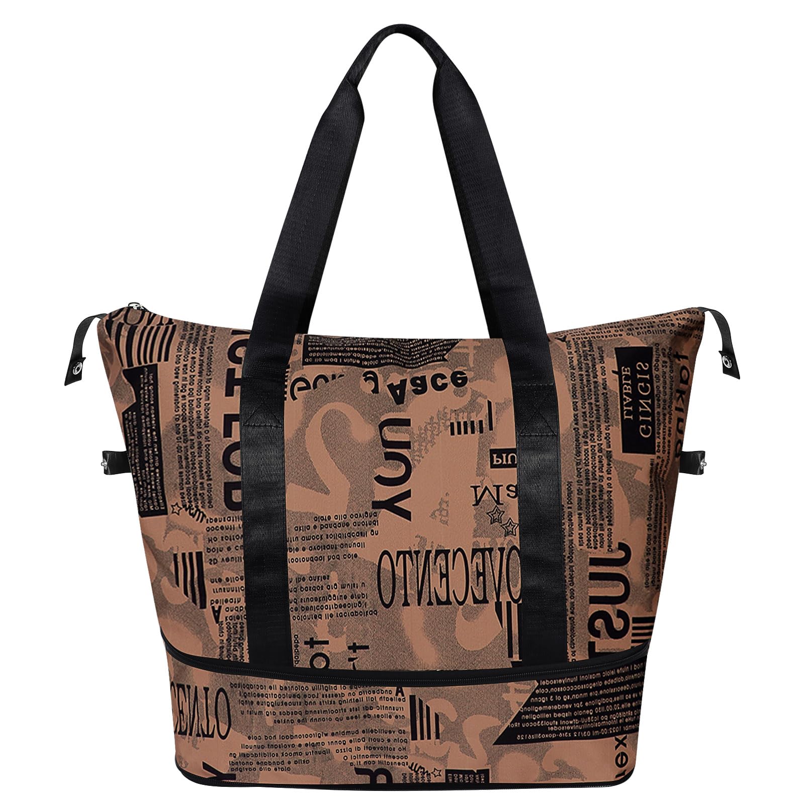 HUA ANGEL Women Travel Duffel Bag Lightweight Sport Gym Bag Waterproof Weekend Overnight Bag with Wet and Dry Separation Pocket for Travel Gym Training Yoga Fitness Swimming