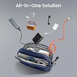 tomtoc Electronic Organiser Travel Pouch Water Resistant Dual Compartment Tech view 8