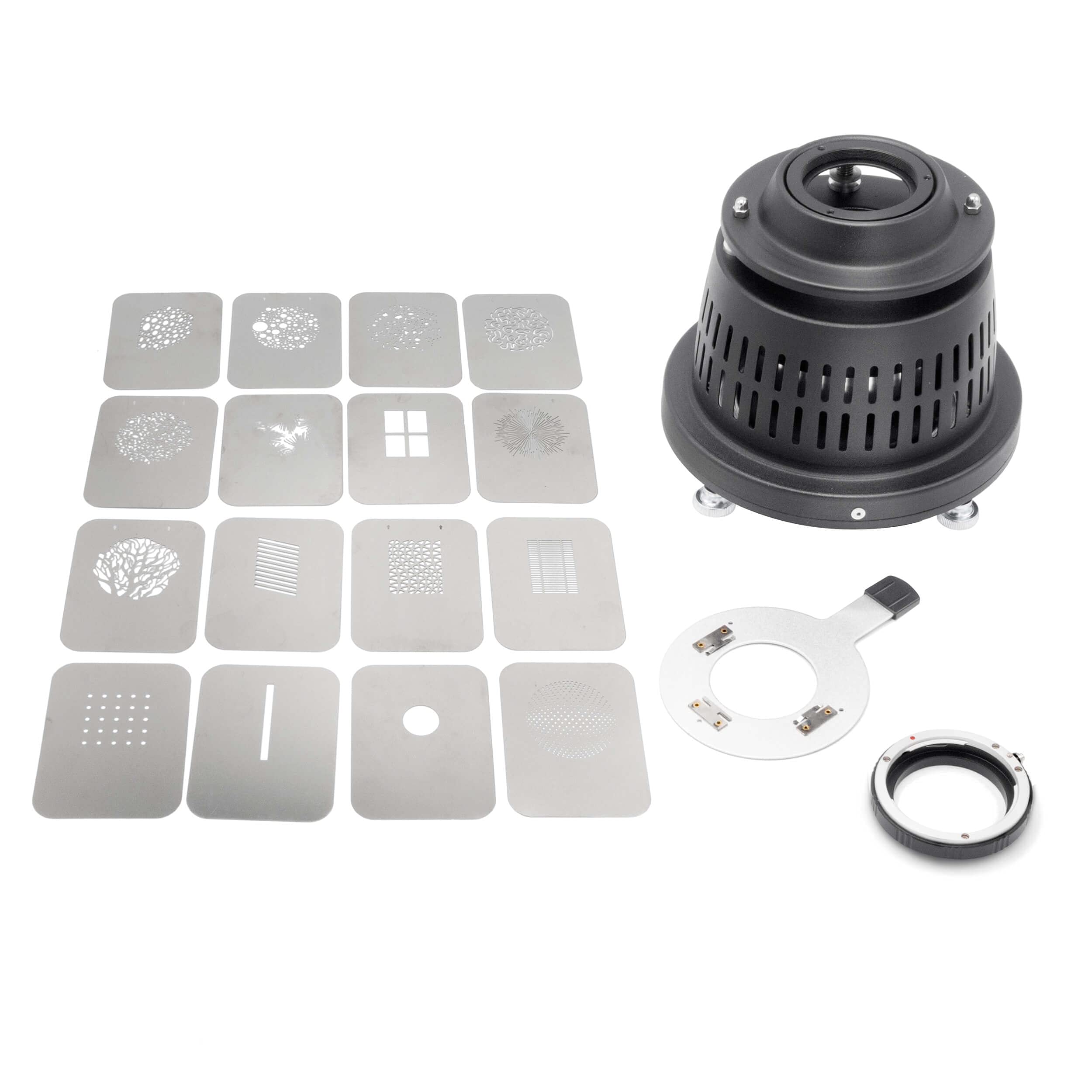 Pixapro 12.2cm Bowens S-Type EF Optical Snoot II Spot Projector Gobo Projection Conical Snoot Photography Light Control Cylinder Better Lighting Efficiency For Studio Photo Flash Strobe LED Light