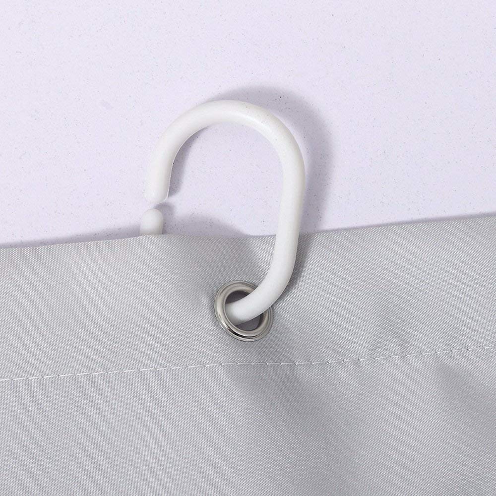 Gris Argenté Rideaux Taille 240 200cm Mildiou Imperméable