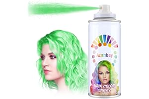 Azonbey Kids Natural Hair Styling Spray, Pomades and Temporary 1-Day Washable Hair Color Gel Cream in Green