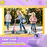 HiMont Kids Camera Instant Print 1080P 32GB 3 Rolls Paper Purple view 4