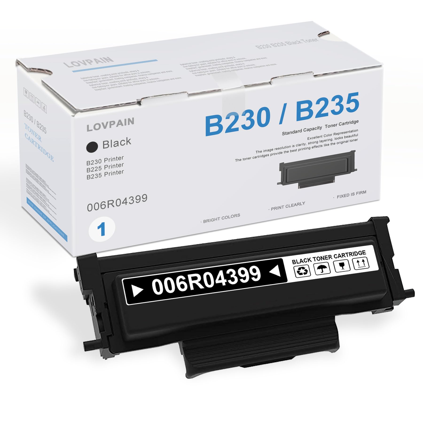 Photo 1 of 006R04399 Toner Cartridge - 1 Pack B230/B225/B235 Black Standard Capacity Toner Cartridge Replacement for Xerox B230 B225 B235 Printer