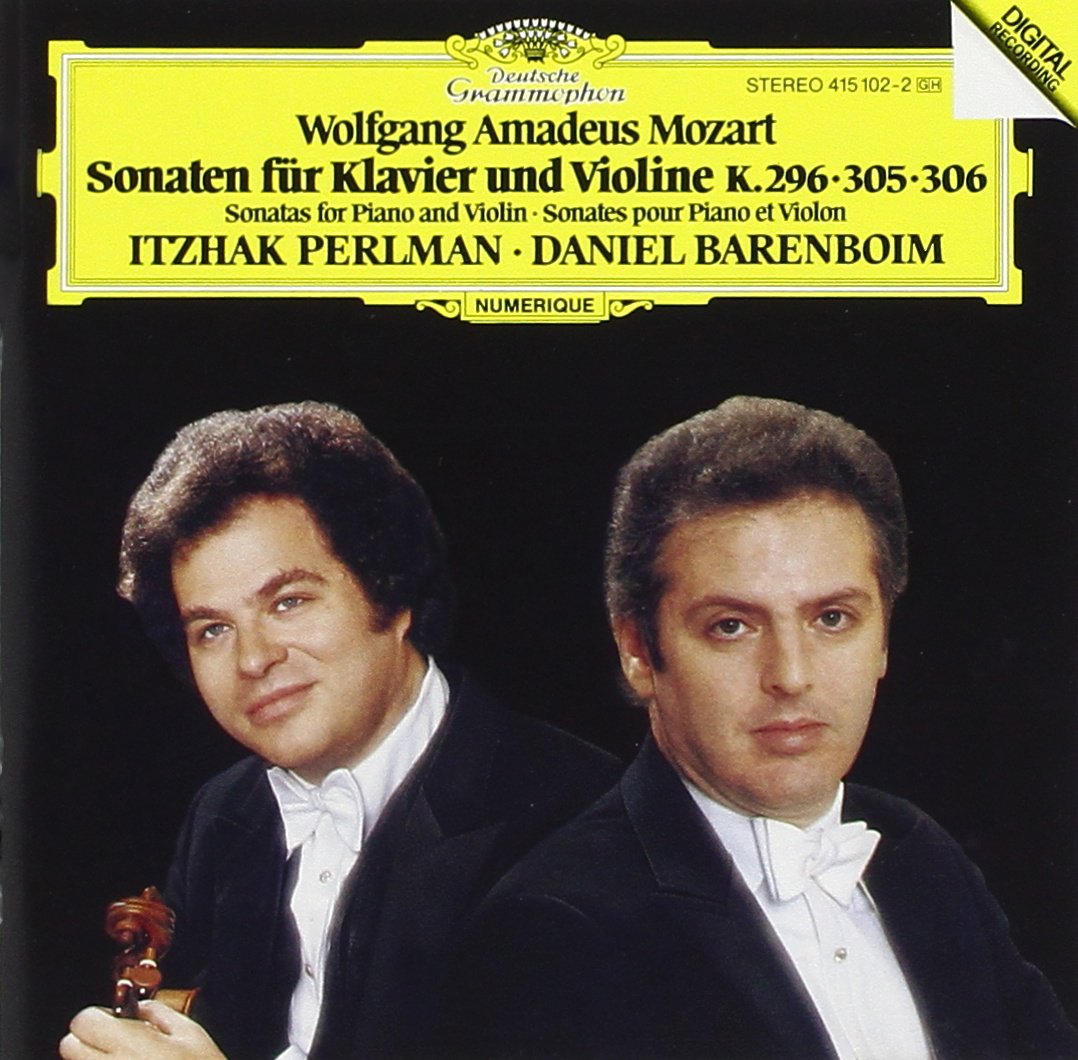 Violin Sonatas Mozart, Perlman, Barenboim Amazon.fr CD et Vinyles}