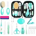 Baby Healthcare and Grooming Kit for Newborn Kids, 24PCS Upgraded Safety Baby Care Kit, Newborn Nursery Health Care Set, Baby Care Products (Green)