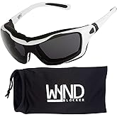 WYND Blocker Large Motorcycle Riding Glasses Extreme Sports Wrap Sunglasses