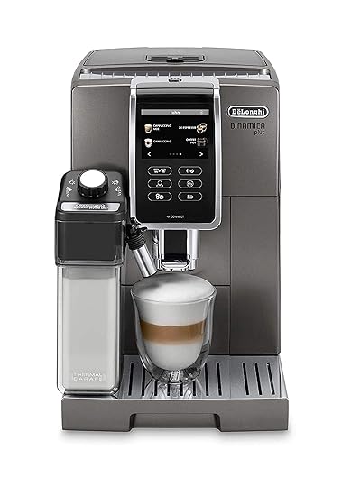 De'Longhi Dinamica Plus ECAM 370.95.T – Kaffeevollautomat mit integriertem Milchsystem, 3,5''TFT Touchscreen & App-Steuerung,