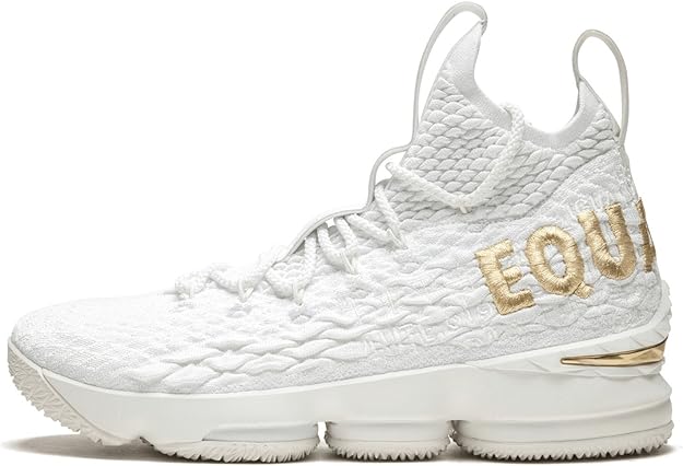 white and gold lebron 15
