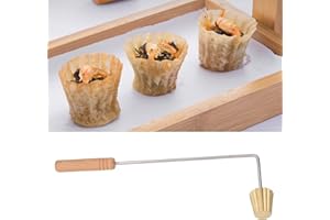 Professional Pie Tee Mold Maker Tool for Nyonya Top Hat Shells, Reusable Kitchen Gadget for Baking Egg Tart Cups & Asian Appe