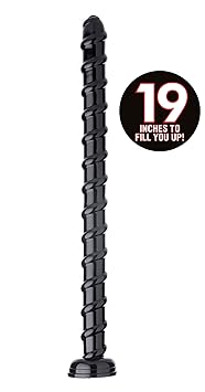 Hosed Analspielzeug Dildo mit Graten, Erotik Spielzeug mit robusten Saugnapf, 50 cm