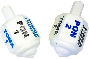 MEXART Classic Mexican Pirinola Toma Todo Plastic Solid Peace/Pirinola de Plastico Solida (Set of 5)