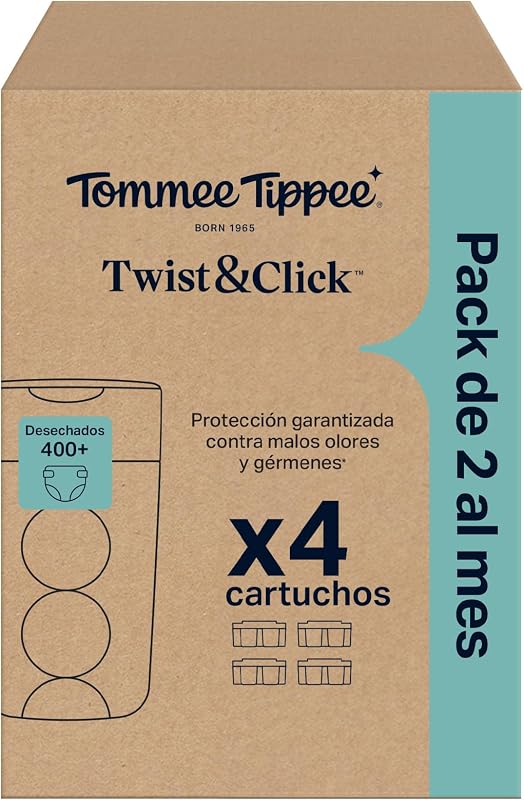 Cartuchos de recambio para contenedor de pañales Twist &