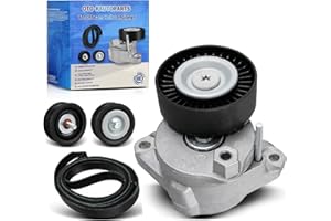 OTO-KAUTOPARTS OTO-K Serpentine Belt Tensioner Idler Pulley Compatible with Mercedes-Benz C230 C280 C350 S450 GL450 GL550 GLK550 E550 G550 GL550 ML550 S550,Audi A4 A5 Q5,2006-2012,Replaces# 2722021419 2722000270