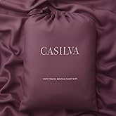 CASILVA Eucalyptus Sheets - Infused with Silver for Anti-Odor, Softer Than Silk Fibers, More Cooling Than Cotton - Perfect for Hot Sleepers & Sensitive Skin - 100% Tencel Lyocell - King Sheet Set