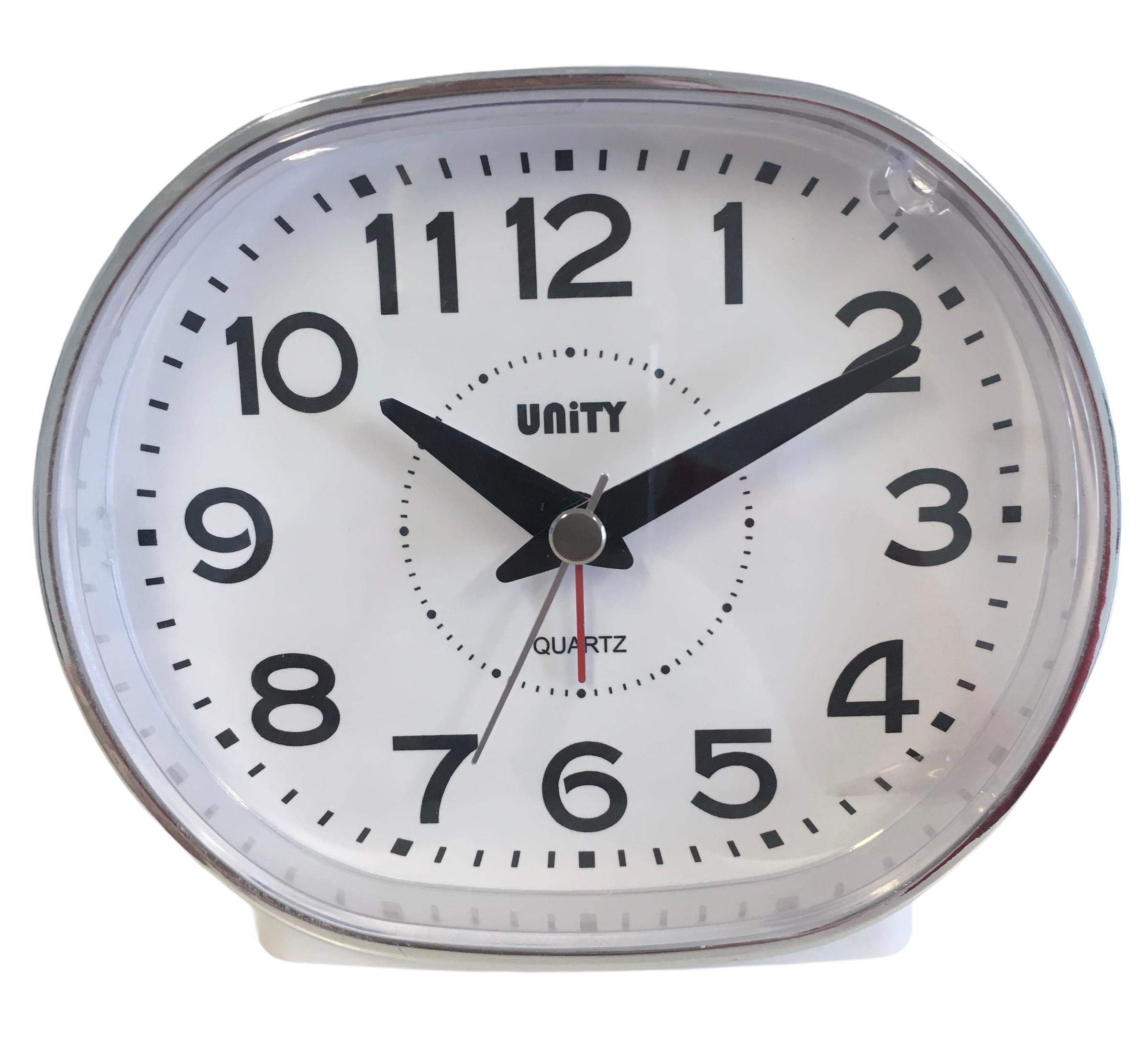 Unity Bell Alarm Clock, White, 10.5 x 10 x 7cm