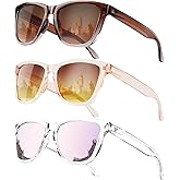 QALLY Sunglasses-women Polarized Sunglasses-womens: Trendy Sun Glasses polarized UV400 Protection Fashion Sunglasses
