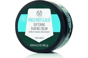The Body Shop Maca Root & Aloe Softening Shaving Cream for Men, 6.7 Oz