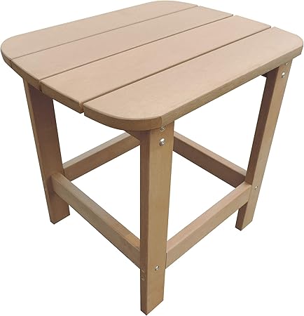 Amazon Com Island Retreat Nu6797 Outdoor Side Table For Adirondack Chairs Teak Garden Outdoor