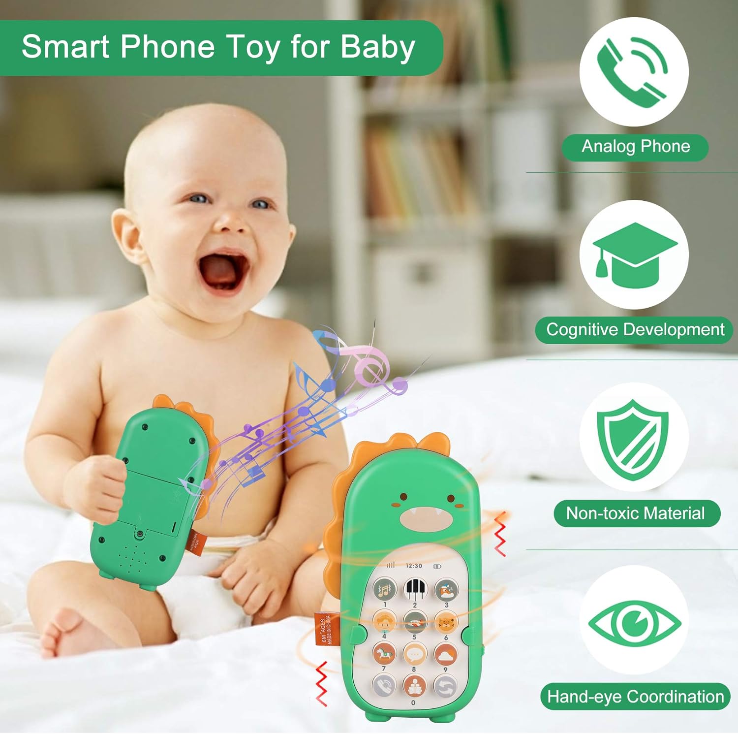 Yojoloin Dinosaure Telephone Portable Pour Enfant Baby Smartphone Jouets Bebe 6 Mois Plus Jouets Musical Sonore Avec 70 Sons Jouet Educatif Jouet Deveil Pour Garcon Fille Jeux Et Jouets Jouets D Eveil Et 1er Age Centroarco Com
