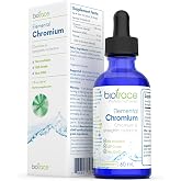 BioTrace Elemental Chromium Drops &ndash; Liquid Chromium with Magnesium Chloride &amp; Dead Sea Minerals &ndash; Ionic Mineral Drops for Water &ndash; Non-GMO, 60mL
