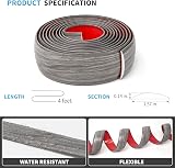 Art3d Self Adhesive Vinyl Floor Transition Strip Gray 4 ft 1.57 in view 4