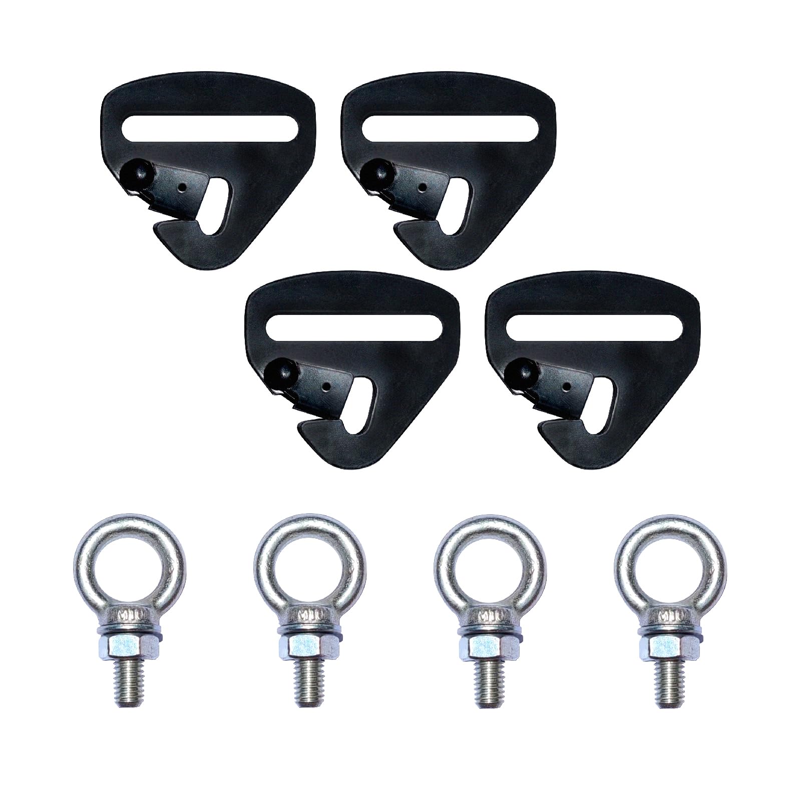 Photo 1 of 4 Pack Quick Release Mount for 2 Inch Harness 4 Point and 5 Point Compatible with Part of Polaris RZR-CanAm, YXZ and X3 models,UTV Seat Belt upper brackets Quick Release hardware,Quick Release Mount