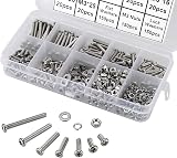 FandWay M3 x 6-25mm Pan Head Machine Screws Nuts Washers Set 304 Stainless view 3