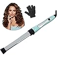 CHOPSTICK STYLER Mischief, Professional Curling Wand, 5 Variable Temperatures, 0.7”x 0.9” Extra Thick Long Length Rectangular Titanium Barrel for Long Lasting Voluminous, Big, Bouncy, Beachy Curls