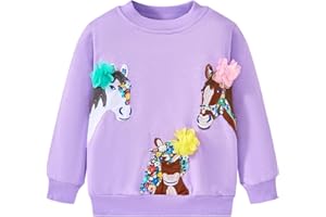 NUBEEHOHO Toddler St. Patrick's Day Sweatshirt Clover Shamrock Long Sleeve Irish Green Shirts Tops for Kids (8455-8T)