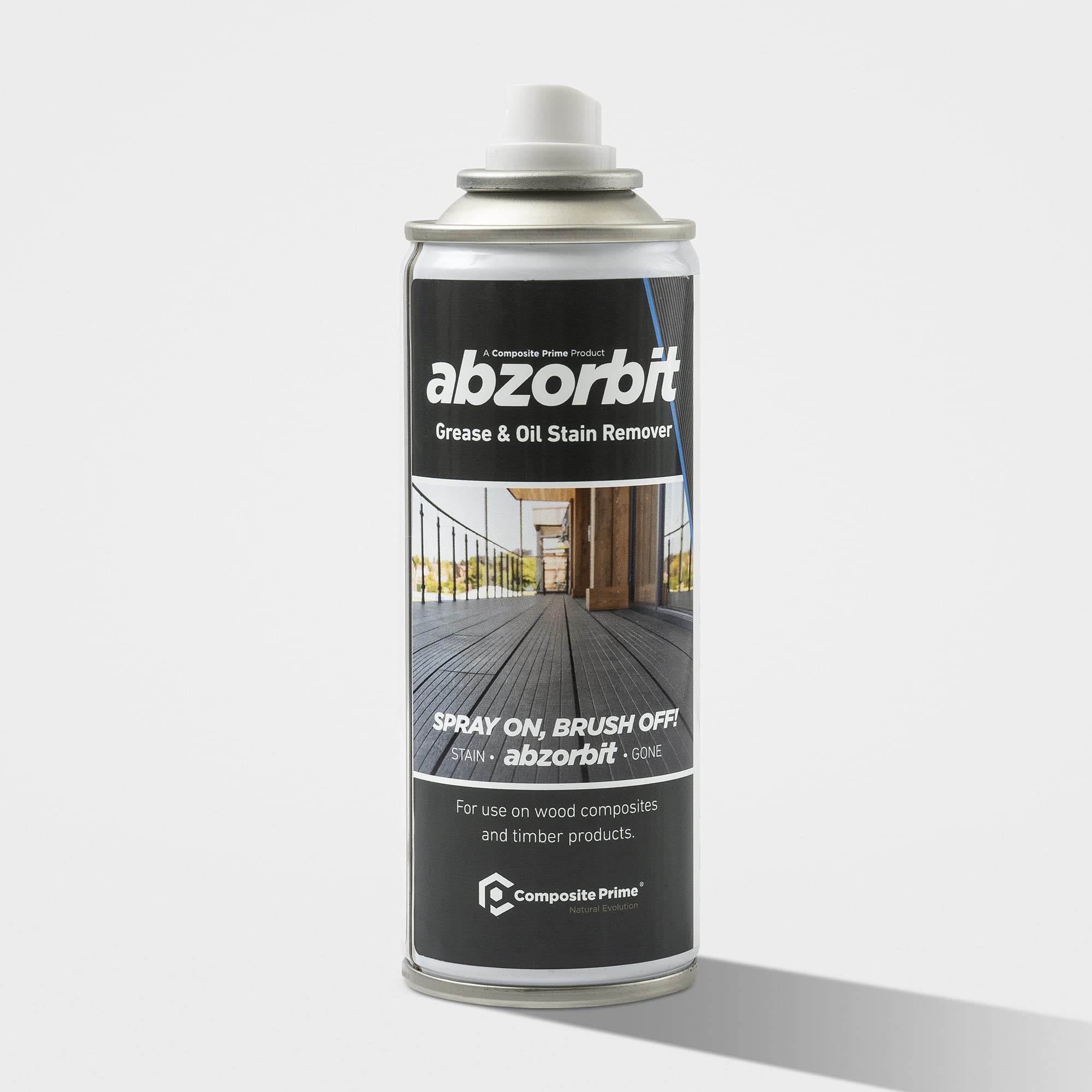 Abzorbit Composite Decking Cleaner, Probably the Best Grease & Oil Stain Remover for Wooden Timber and Composite Decking, Just Spray On and Brush Off, Try it You will Love the Results, 200 Millilitres