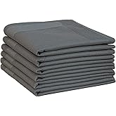 Bycc Bynn Men's Handkerchiefs Soft Cotton Solid Colour Classic Hankie