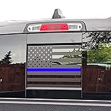 Zxiaochun Rear Middle Window American Flag Decal