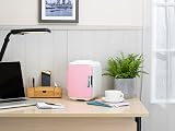 Subcold Classic4 Mini Fridge Cooler & Warmer 4 L 6 Cans AC USB White/Pink view 2