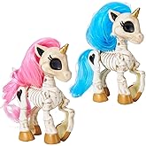 JOYIN 2 PCS Unicorn Skeleton Halloween Decoration 4.5 Inch Mini Animal Skeleton for Haunted House Desktop Indoor Outdoor Graveyard Decorations Halloween Party Prop Party Trick or Treat Decor