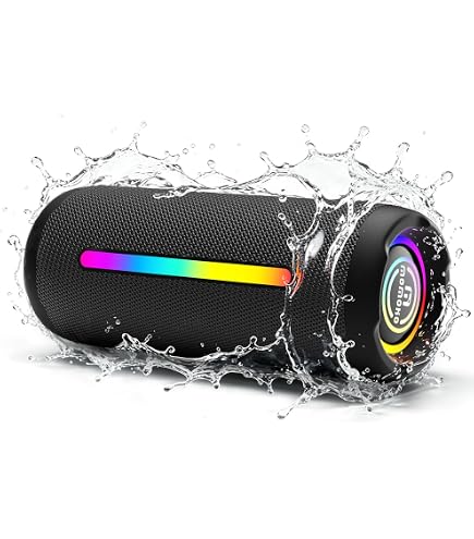 Amazon.com: T&G Bluetooth Speaker with RGB Lights, 15W Loud Stereo