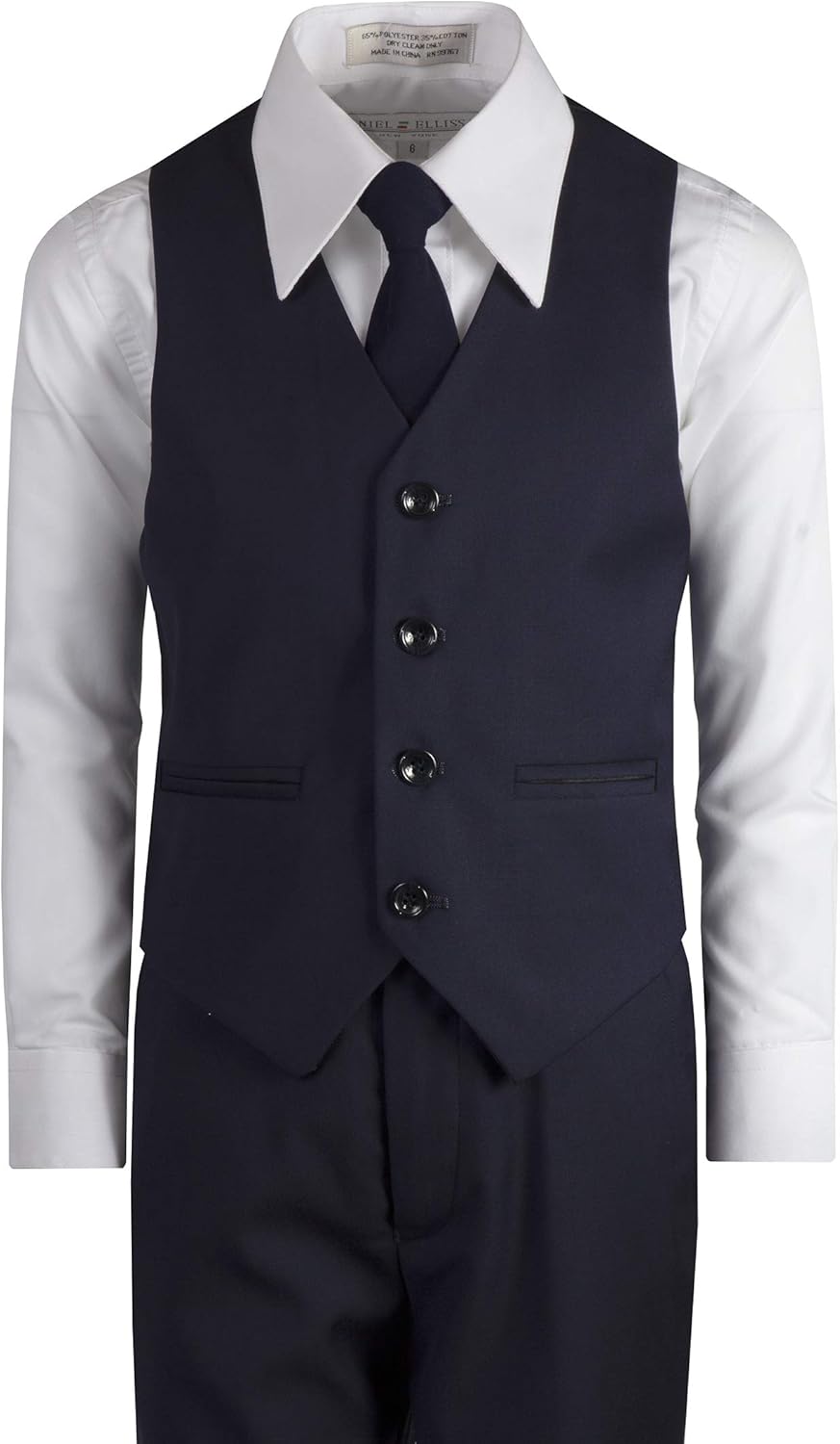 boys slim fit navy suit